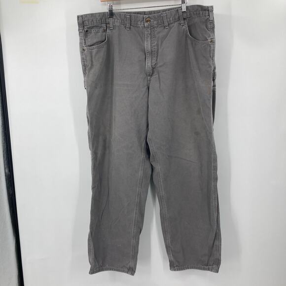 Carhartt B159 Men's Loose Fit Five Pocket Canvas Carpenter Pant B159 Distressed - Picture 1 of 15
